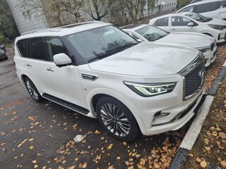2018 Infiniti QX80 I Рестайлинг 2, белый, 5700000 рублей, вид 3