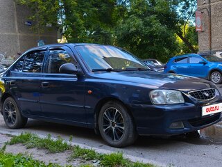 2007 Hyundai Accent ТагАЗ II, синий, 350000 рублей, вид 2