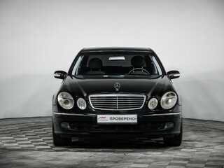 2002 Mercedes-Benz E-Класс 240 III (W211, S211), чёрный, 593777 рублей, вид 2