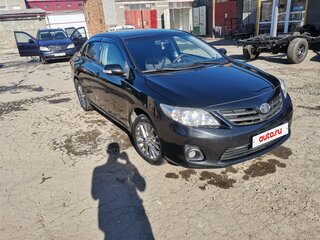 2012 Toyota Corolla X (E140, E150) Рестайлинг, чёрный, 1300000 рублей, вид 2