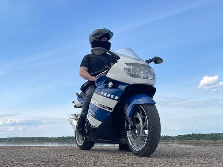 2005 BMW K 1200 S, синий, 550000 рублей, вид 4