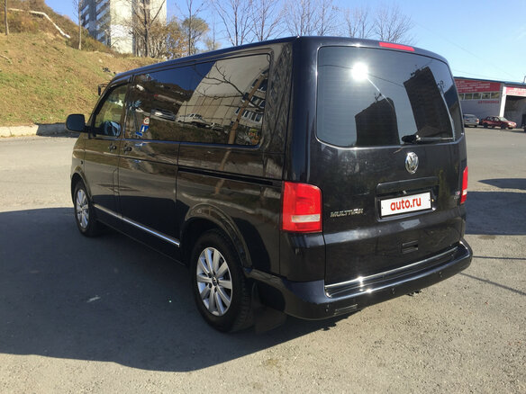2011 Volkswagen Multivan T5 Рестайлинг, чёрный - вид 1
