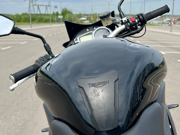 2015 Triumph Speed Triple, чёрный - вид 13
