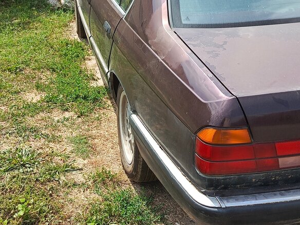 1993 BMW 7 серии 730i II (E32), коричневый, 350000 рублей - вид 3