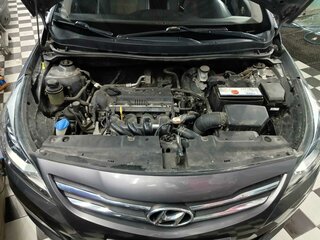 2015 Hyundai Solaris I Рестайлинг, серый, 950000 рублей, вид 5