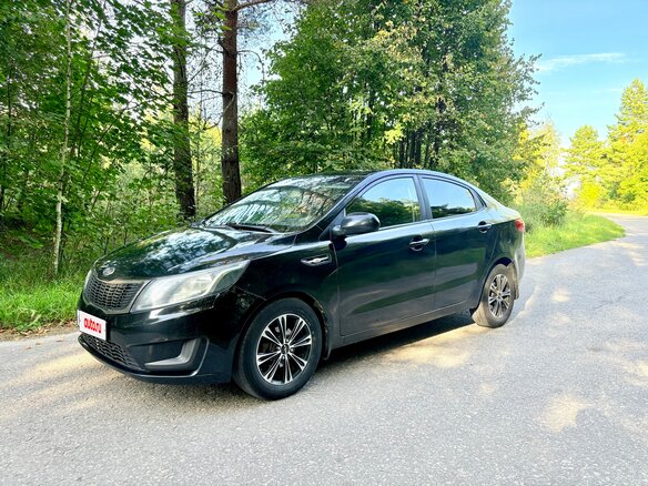 2012 Kia Rio III, чёрный