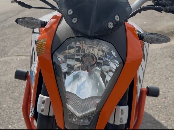2013 KTM 200 Duke, оранжевый, 210000 рублей - вид 9