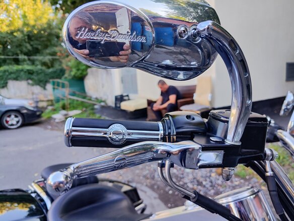 2003 Harley-Davidson Road King, чёрный, 1400000 рублей - вид 32
