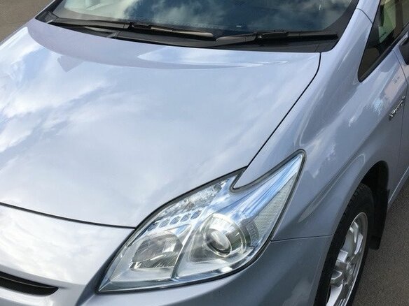 2010 Toyota Prius III (XW30), голубой - вид 5