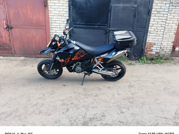 2007 KTM 950 SM, чёрный, 470000 рублей