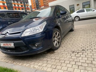 2009 Citroen C4 I Рестайлинг, синий, 450000 рублей, вид 3