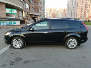 2009 Ford Focus II Рестайлинг, чёрный, 720000 рублей, вид 5