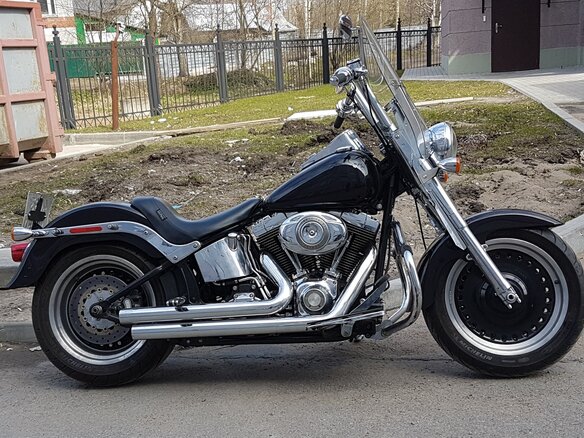 2008 Harley-Davidson Fat Boy, чёрный