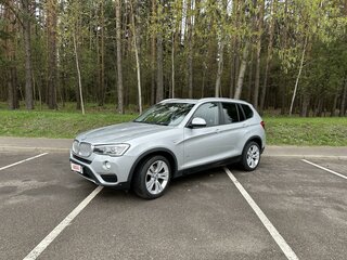 2016 BMW X3 28i xDrive II (F25) Рестайлинг, серебристый, 2350000 рублей, вид 4