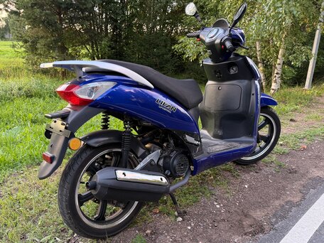 2017 Lifan LF125T-9R, синий, 60000 рублей, вид 2