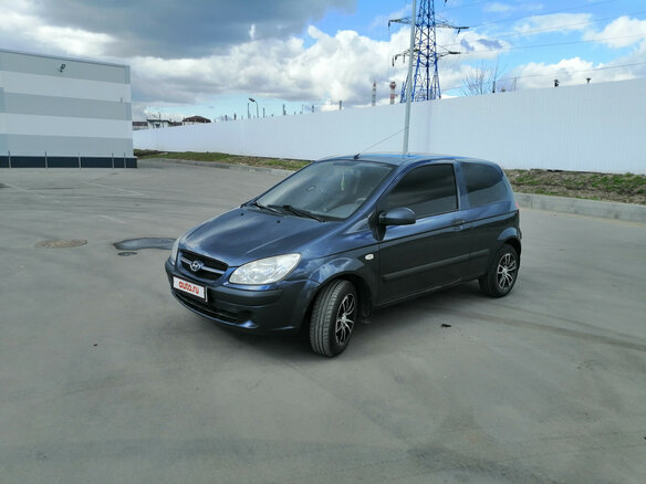 2007 Hyundai Getz I Рестайлинг, серый - вид 1