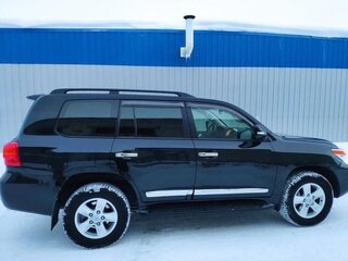2013 Toyota Land Cruiser 200 Series Рестайлинг 1, чёрный, 4700000 рублей, вид 4