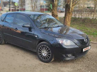 2007 Mazda 3 I (BK) Рестайлинг, чёрный, 300000 рублей, вид 1