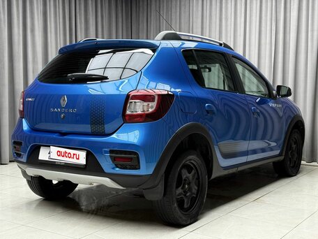 2018 Renault Sandero Stepway II, голубой, 1199000 рублей, вид 4