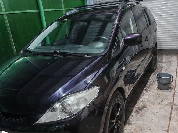 2007 Mazda 5 I (CR) Рестайлинг, фиолетовый, 670000 рублей
