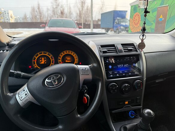 2008 Toyota Corolla X (E140, E150), чёрный, 800000 рублей - вид 8