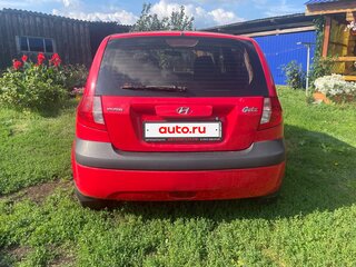 2007 Hyundai Getz I Рестайлинг, красный, 400000 рублей, вид 4