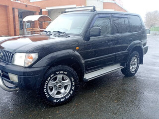 1999 Toyota Land Cruiser Prado 90 Series Рестайлинг, чёрный, 1500000 рублей, вид 1