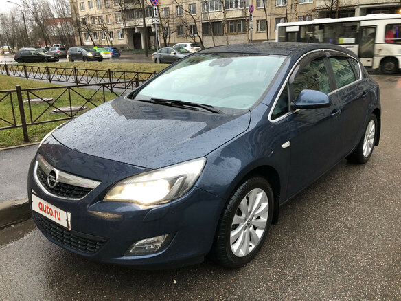 2012 Opel Astra J, синий - вид 1