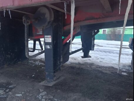 1998 Fruehauf Полуприцеп-бортовой, красный, 990000 рублей, вид 2