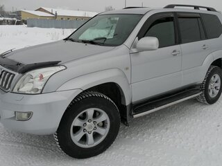 2005 Toyota Land Cruiser Prado 5-speed 120 Series, серебристый, 2550000 рублей, вид 1