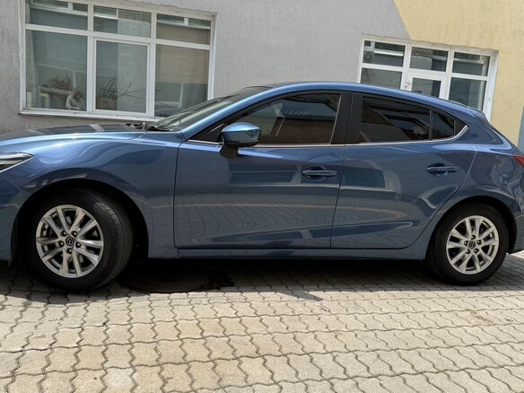 2017 Mazda Axela III Рестайлинг, синий, 1290000 рублей - вид 8