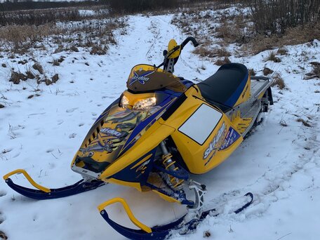 2008 BRP Ski-Doo MXZ Renegade X 800, жёлтый, 420000 рублей, вид 2