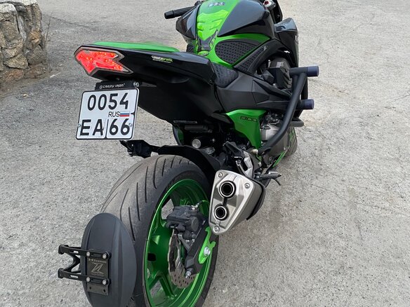 2012 Kawasaki Z 800, зелёный, 700000 рублей - вид 5