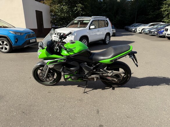 2013 Kawasaki ER-4F (Ninja 400R), зелёный, 450000 рублей - вид 8