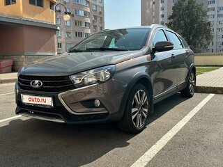 2019 Lada (ВАЗ) Vesta SW Cross I, серый, 998445 рублей, вид 4