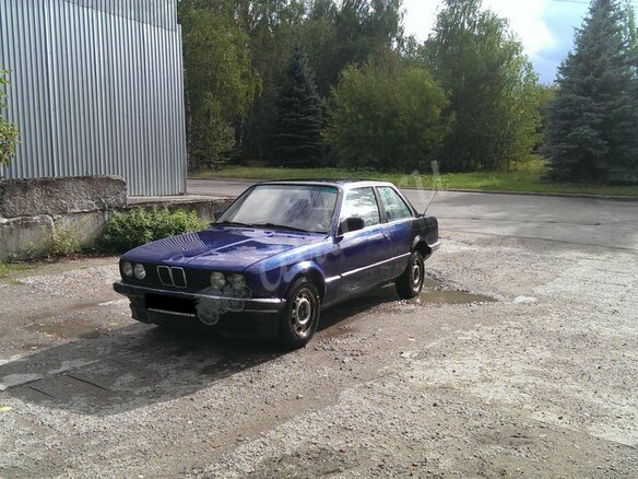 1989 BMW 3 серии 325i II (E30), синий