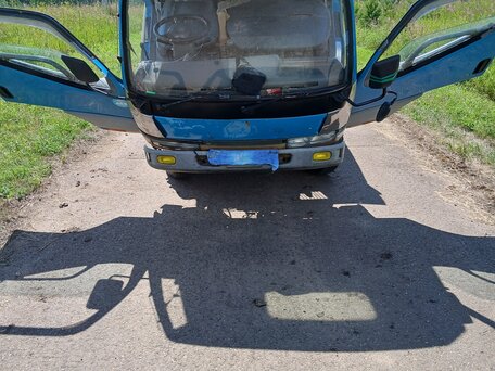 2002 Fuso (Mitsubishi) Canter, синий, 1750000 рублей, вид 2
