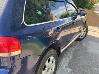 2004 Volkswagen Touareg I, синий, 615000 рублей, вид 4