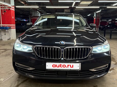 2019 BMW 6 серии Gran Turismo 630d xDrive IV (G32), чёрный, 3650000 рублей, вид 1