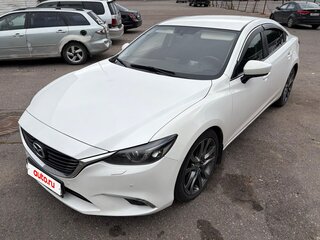 2016 Mazda 6 III (GJ) Рестайлинг, белый, 1900000 рублей, вид 1