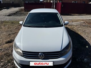 2016 Volkswagen Polo V Рестайлинг, белый, 1200000 рублей, вид 3