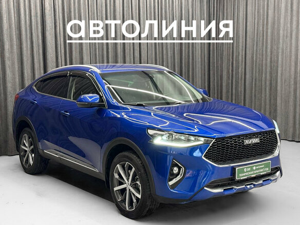 2021 Haval F7x I, синий - вид 1