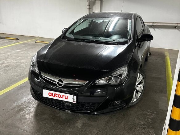 2012 Opel Astra GTC J Рестайлинг, чёрный, 625000 рублей - вид 2