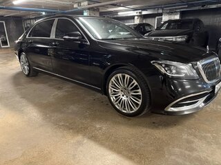 2019 Mercedes-Benz Maybach S-Класс 450 I (X222) Рестайлинг, чёрный, 5300000 рублей, вид 3