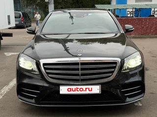 2019 Mercedes-Benz S-Класс 350 d Long VI (W222, C217) Рестайлинг, чёрный, 8300000 рублей, вид 2
