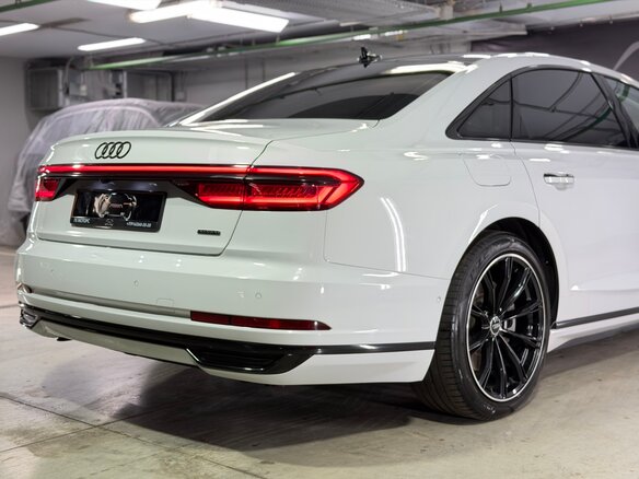 2019 Audi A8 Long 55 TFSI IV (D5), белый, 4790000 рублей - вид 16