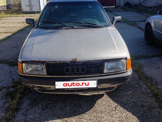 1989 Audi 80 IV (B3), серебристый, 82000 рублей, вид 2