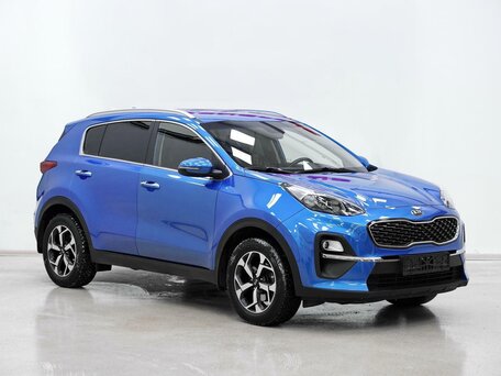 2020 Kia Sportage IV Рестайлинг, синий, 1915000 рублей, вид 1