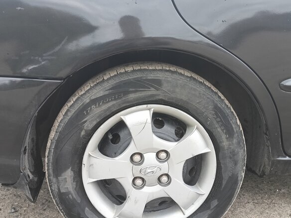 2008 Hyundai Accent ТагАЗ II, чёрный, 390000 рублей - вид 8