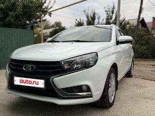 2018 Lada (ВАЗ) Vesta SW I, белый, 1230000 рублей, вид 1